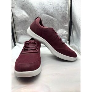 Clarks Cloudsteppers Shoes Womens 11 N Adela Holly‎ Burgundy Comfort Sneakers